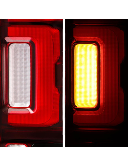 Luces Traseras LED AKKON para Ford Ranger 2019-2023 Rojas