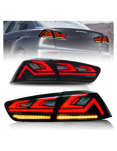 Luces Traseras Ahumadas KUIPERAUTO para Mitsubishi Lancer EX EVO X 2008-2017