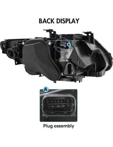 Faros COOLCMP para BMW Serie 3 E92 E93 2007-2010 Xenón