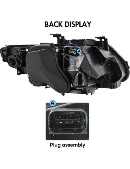 Faros COOLCMP para BMW Serie 3 E92 E93 2007-2010 Xenón