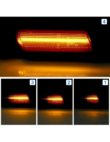Luces Laterales LED Ahumadas X AUTOHAUX para BMW E36 1992-1996