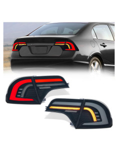 Luces Traseras Ahumadas Tluuze para Honda Civic 2006-2011