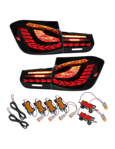 Luces Traseras OLED Partuto para BMW Serie 3 M3 F30 F35 F80 2013-2018