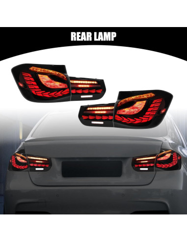 Luces Traseras OLED Partuto para BMW Serie 3 M3 F30 F35 F80 2013-2018