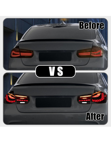 Luces Traseras OLED Partuto para BMW Serie 3 M3 F30 F35 F80 2013-2018