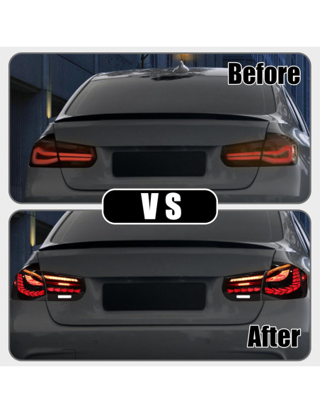 Luces Traseras OLED Partuto para BMW Serie 3 M3 F30 F35 F80 2013-2018