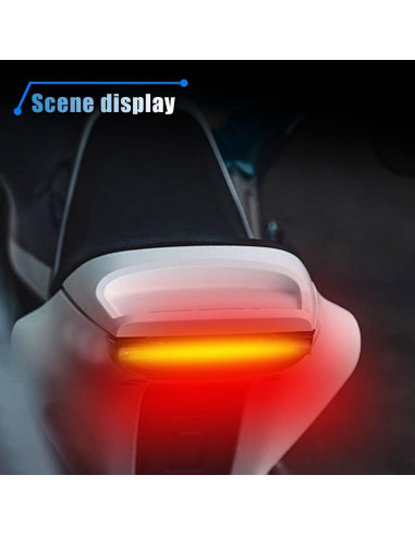 Barra de Luz LED Flexible KITUREK 48LED Impermeable Rojo