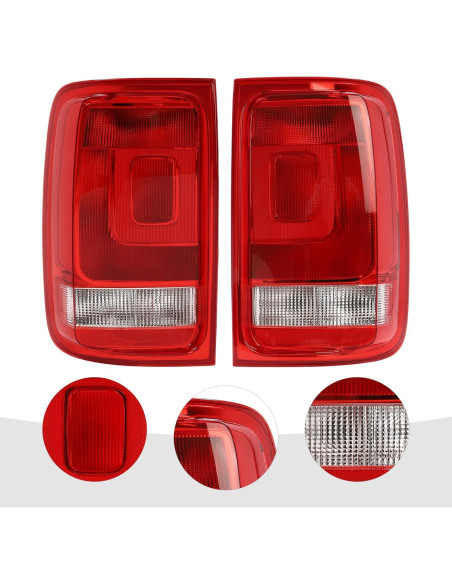 Luces Traseras VW Amarok 2010-2020 CreoCast Derecha Rojo