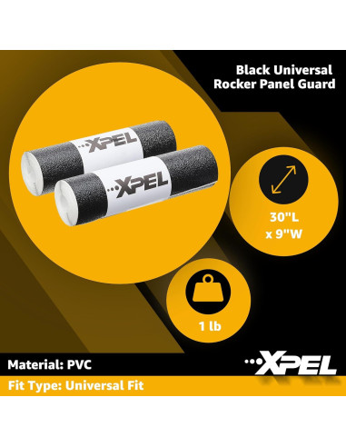 Protector Universal de Paneles de Rocker XPEL ARMOR 0.58mm Negro