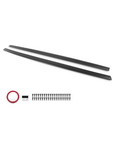 Panel de Extensión de Faldones Laterales PIT66 para BMW F32 F33 F36 2014-2020 Negro