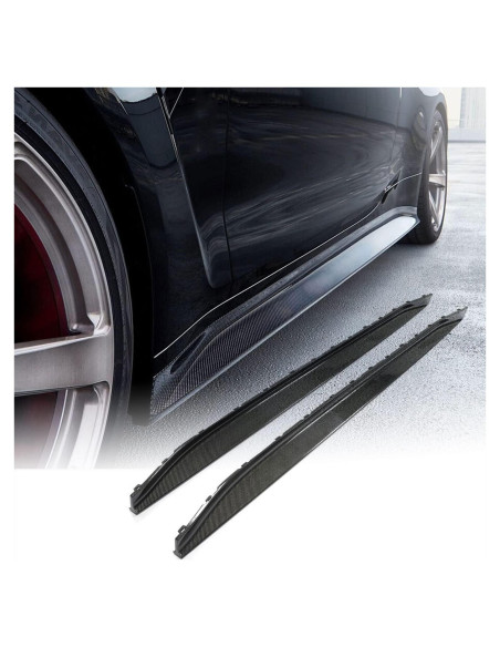 Faldones Laterales de Fibra de Carbono KIT MCARCAR para BMW M4 2021-2025
