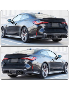 Faldones Laterales de Fibra de Carbono KIT MCARCAR para BMW M4 2021-2025 2