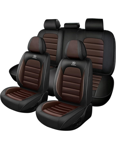 Fundas de Asiento UEO para Toyota Tacoma 2005-2025, Cuero Impermeable