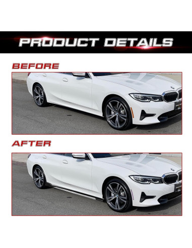 Faldones Laterales Inferiores Xotic Tech 200 cm Fibra Carbono