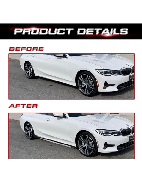 Faldones Laterales Inferiores Xotic Tech 200 cm Fibra Carbono