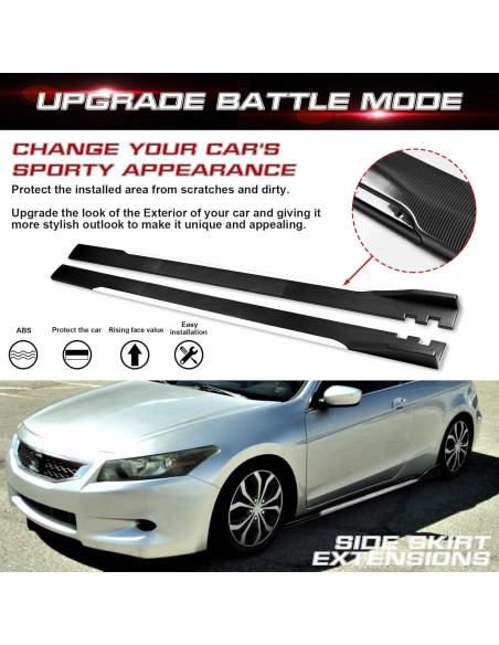 Faldones Laterales Inferiores Xotic Tech 200 cm Fibra Carbono