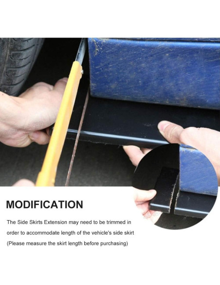 Faldones Laterales Universales RULLINE 2M para BMW, Audi, Mercedes