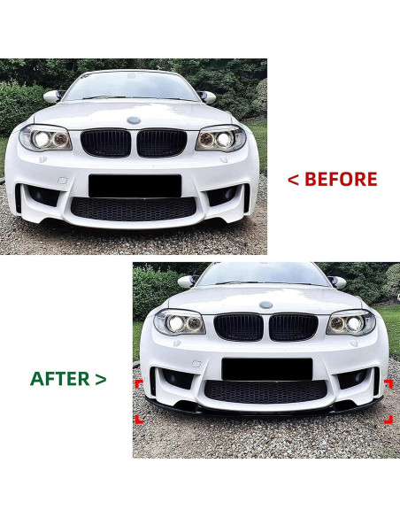 Divisor de Parachoques Frontal BMW Serie 1 E81 E82 E87 E88 1M