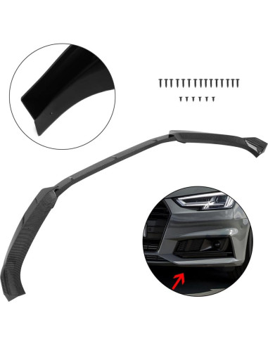 Lip Splitter Delantero AMCCM para Audi A4/S4 2017-2019