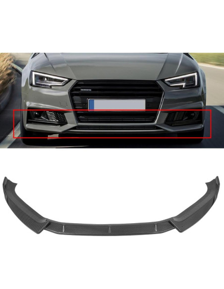 Lip Splitter Delantero AMCCM para Audi A4/S4 2017-2019