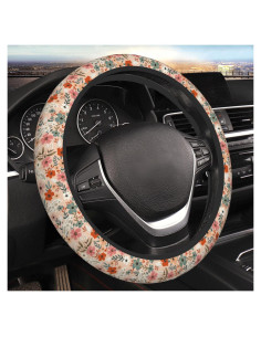 Cubierta de Volante Floral Retro Paloma FJyuanqi 38-39 cm Antideslizante