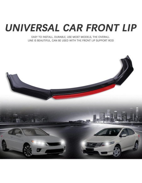 Labio de Parachoques Delantero Universal DREAMOTOR 4 Piezas