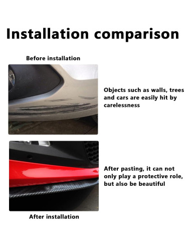 Lip de Parachoques Frontal Yonput 2.5M Fibra de Carbono Negro