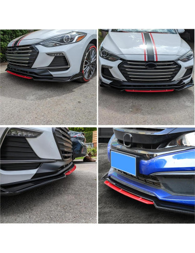 Kit de 4 Spoilers de Labio Frontal Universal DREAMOTOR