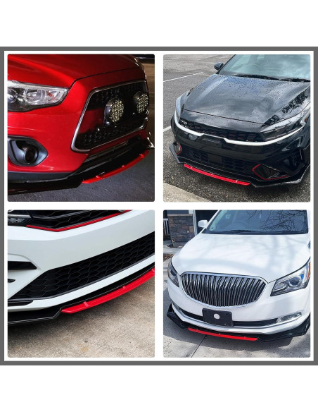 Kit de 4 Spoilers de Labio Frontal Universal DREAMOTOR