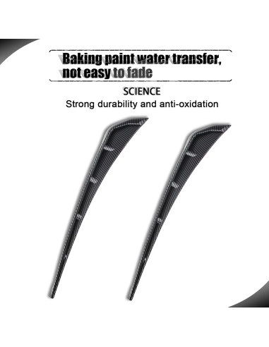 Ventilaciones Laterales de Guardabarros Miytsya 2 PCS ABS Carbono