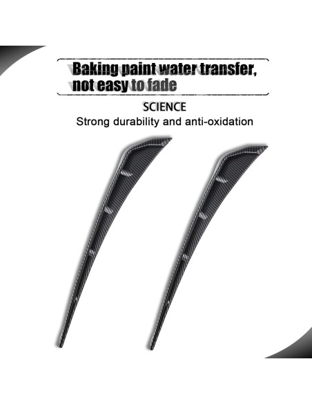 Ventilaciones Laterales de Guardabarros Miytsya 2 PCS ABS Carbono