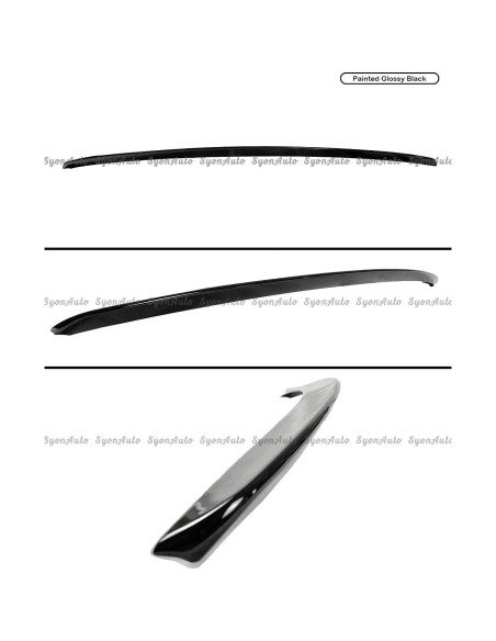 Alerón Trasero Estilo S4 Audi A4 Sedan 2013-2016 Negro Brillante