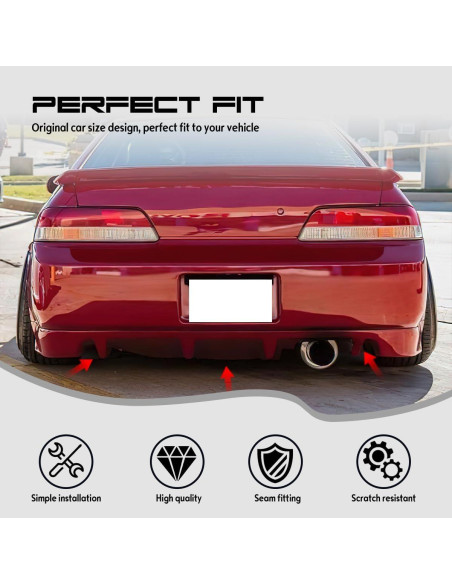 Difusor de Labio Trasero MagicDrift para Honda Prelude 1997-2001