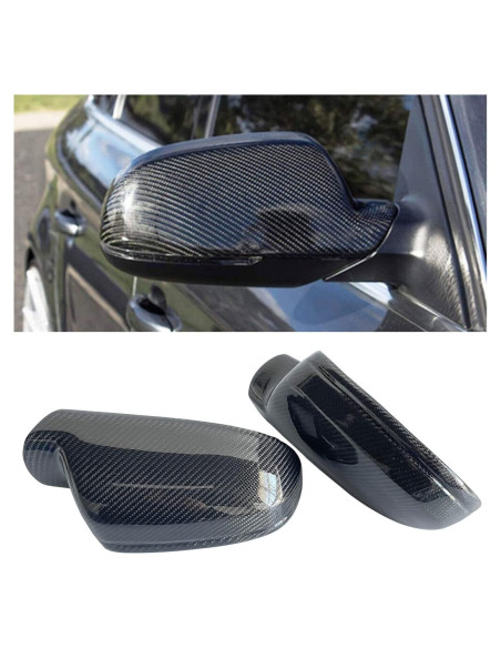 Cubierta de Espejo de Fibra de Carbono BODENLA para Audi A4 S4 A5 S5 2011-2016
