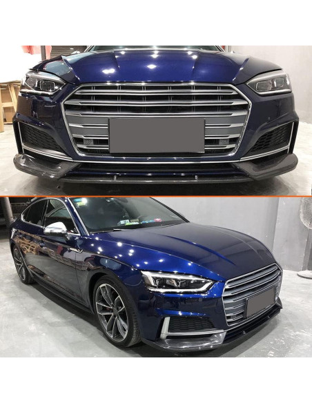 Spoiler Labio Frontal Fibra de Carbono MCARCAR para Audi A5 Sline 2017-2019
