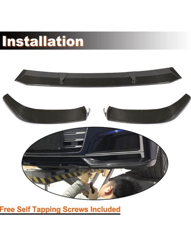 Spoiler Labio Frontal Fibra de Carbono MCARCAR para Audi A5 Sline 2017-2019