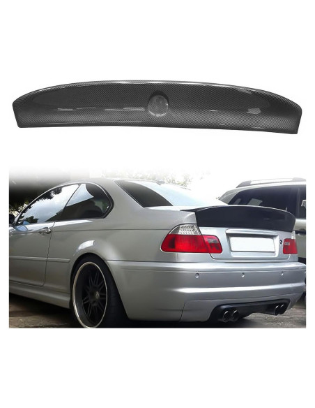 Alerón trasero HYPER GLORY para BMW E46 2000-2006 fibra carbono