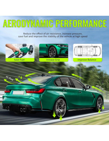 Alerón trasero HYPER GLORY para BMW E46 2000-2006 fibra carbono