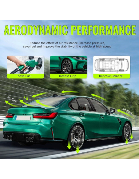 Alerón trasero HYPER GLORY para BMW E46 2000-2006 fibra carbono