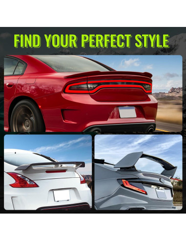 Alerón trasero HYPER GLORY para BMW E46 2000-2006 fibra carbono