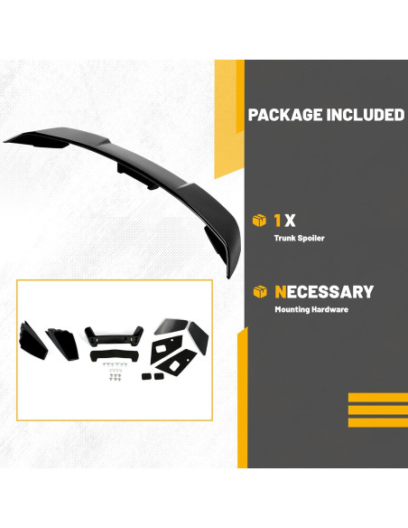 Spoiler de Maletero KUAFU para Ford Mustang 2015-2022 Coupe