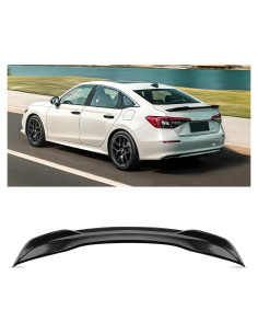 Alerón Trasero Honda Civic Sedán 2022-2026 Negro Brillante