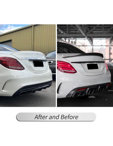 Spoiler Trasero BDBO para Mercedes Benz Clase C W205 2015-2021