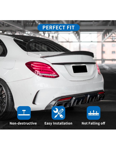 Spoiler Trasero BDBO para Mercedes Benz Clase C W205 2015-2021
