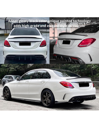 Spoiler Trasero BDBO para Mercedes Benz Clase C W205 2015-2021