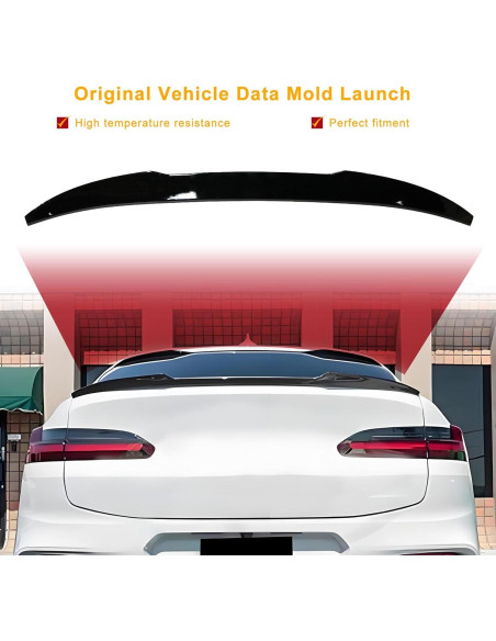 Alerón Trasero KHK G02 Negro Brillante para BMW X4 2018-2025