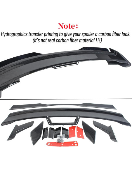 Alerón Trasero Ford Mustang S650 2024-2025 Estilo Carbono