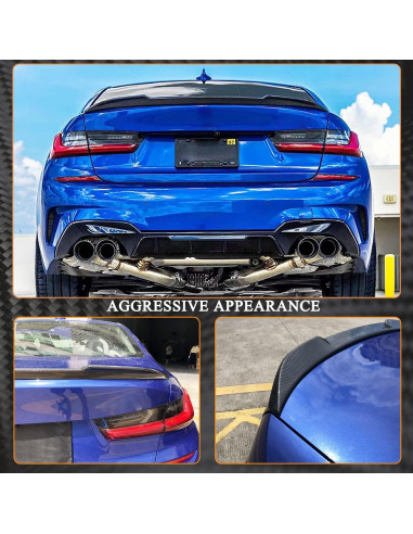 Alerón de Maletero de Fibra de Carbono MCARCAR para BMW G20 G80 M3 2019-2025