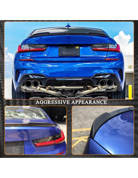 Alerón de Maletero de Fibra de Carbono MCARCAR para BMW G20 G80 M3 2019-2025