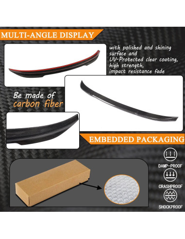 Alerón de Maletero de Fibra de Carbono MCARCAR para BMW G20 G80 M3 2019-2025